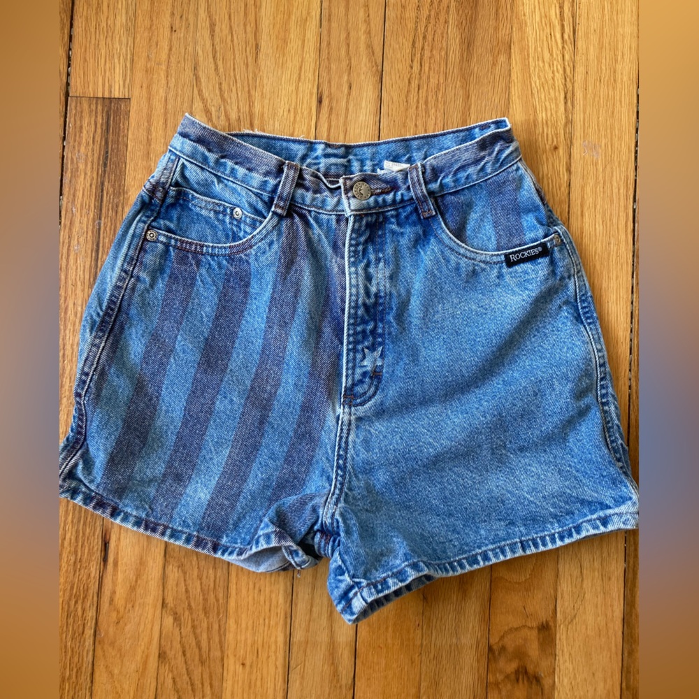 Rockies Vintage High-Waisted Shorts